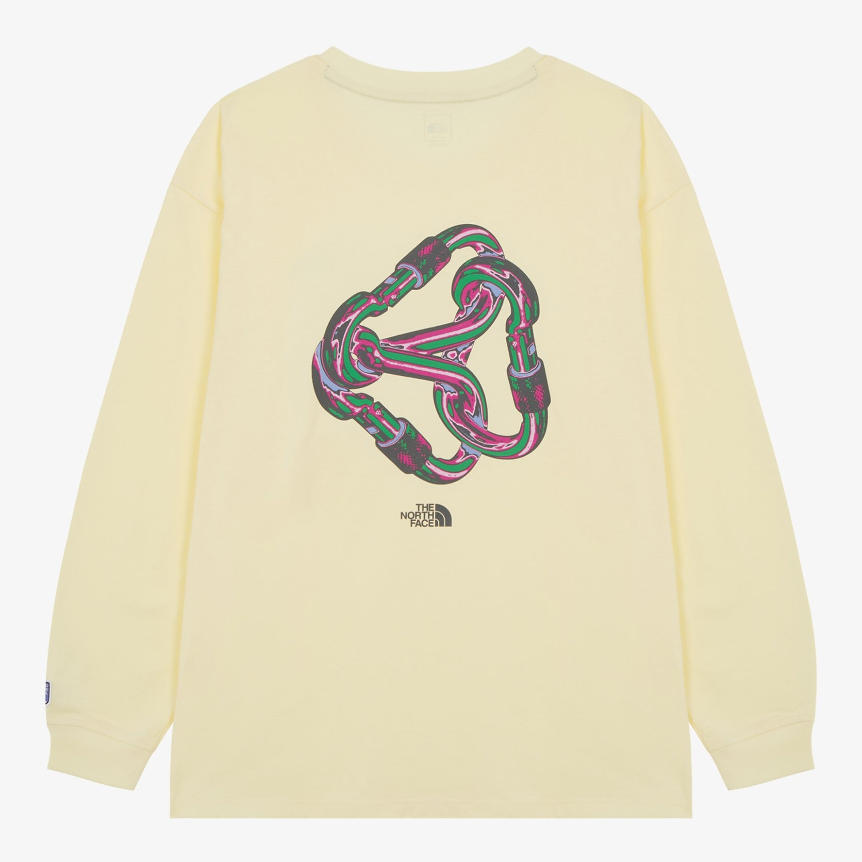 クライミングコレクション　カラビナグラフィッククルーネック長袖Tシャツ