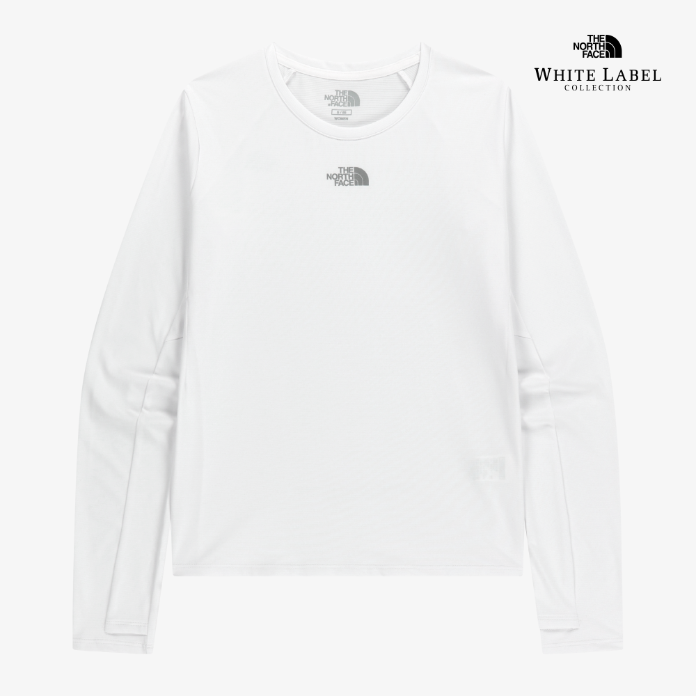 ステップアップ ロングスリーブ ラウンド T シャツ(レディース）