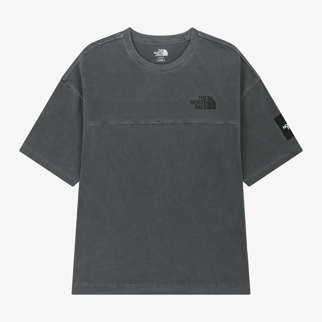 ステッチ染め半袖ラウンドTシャツ