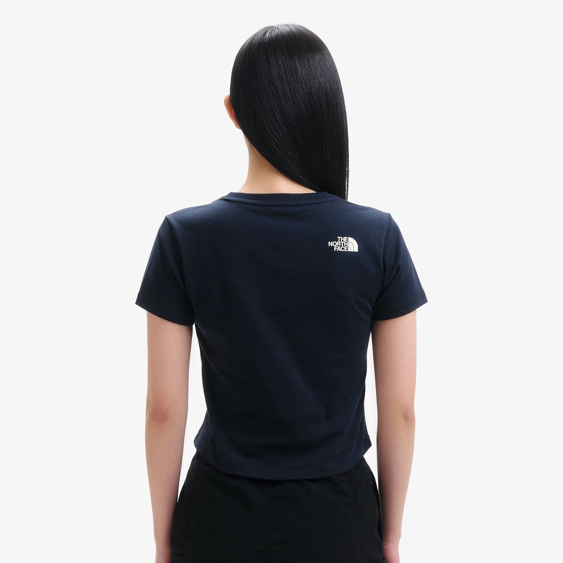 レディースレタリング半袖ラウンドTシャツ