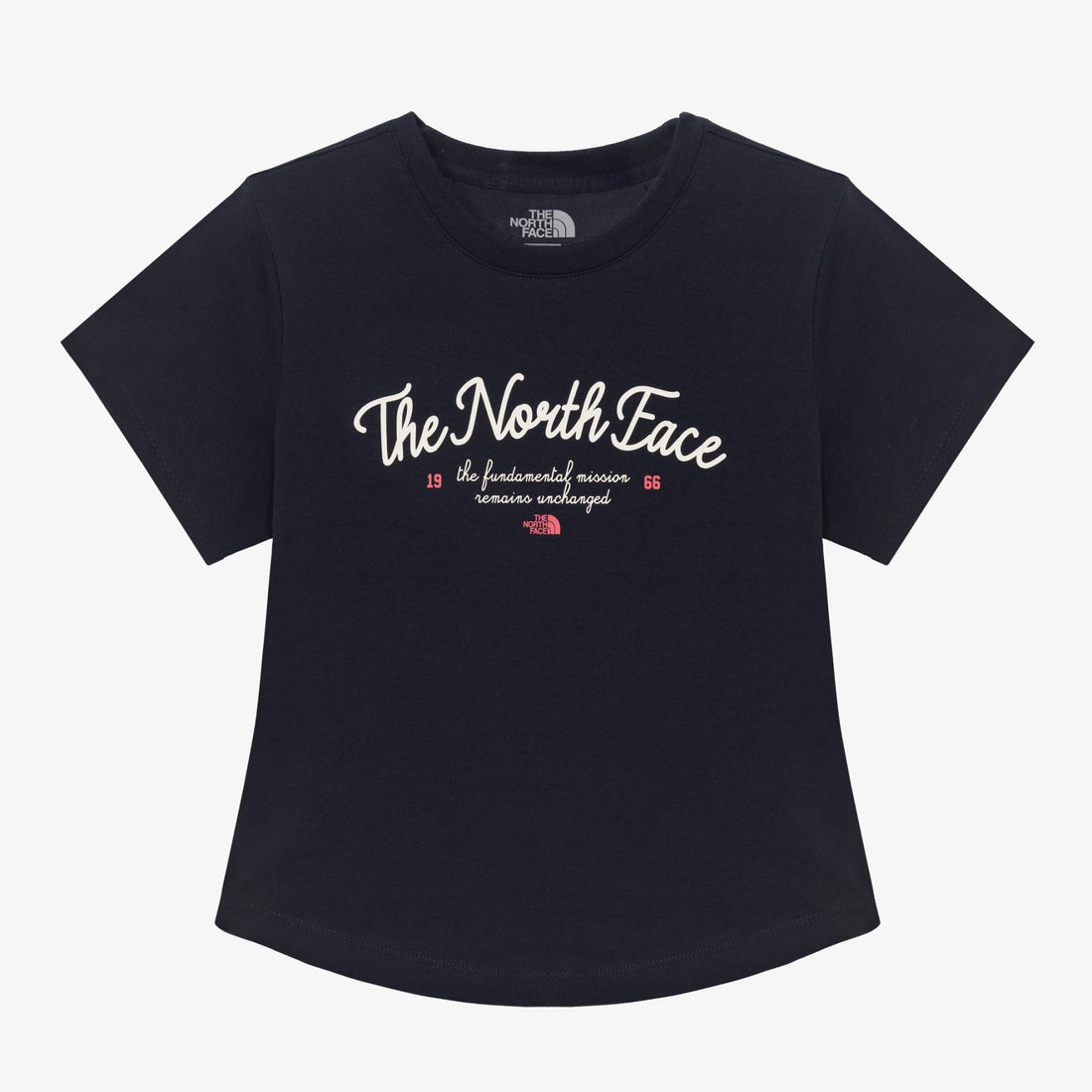 レディースレタリング半袖ラウンドTシャツ