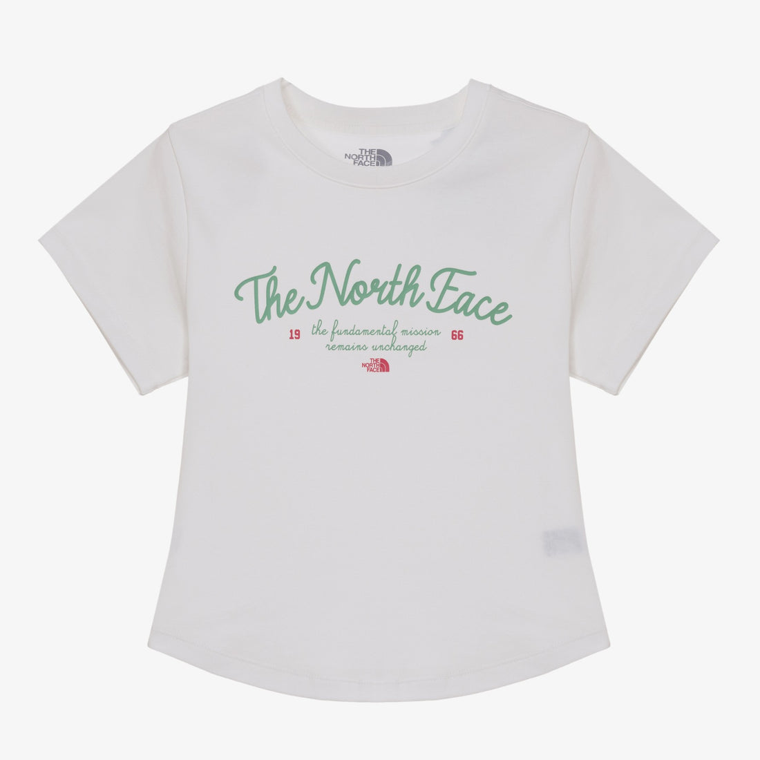 レディースレタリング半袖ラウンドTシャツ