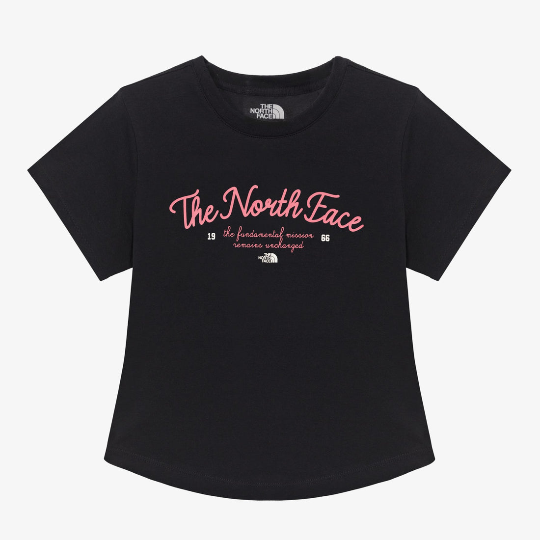 レディースレタリング半袖ラウンドTシャツ