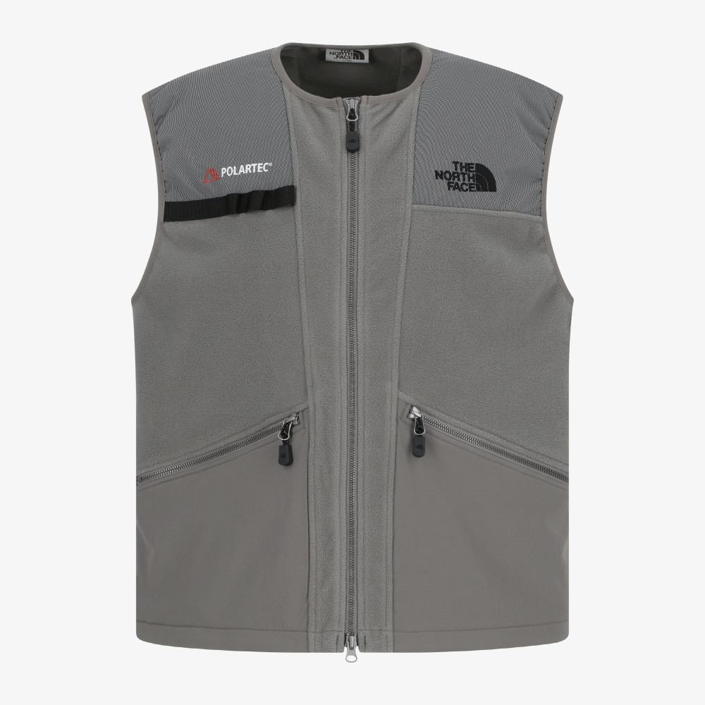 テック感漂う｜LINE-X フリースベスト