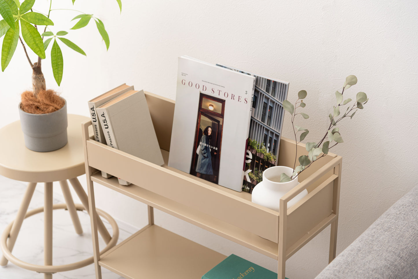 置くだけで空間にアクセント スチールラック幅62.5cm｜Rimel