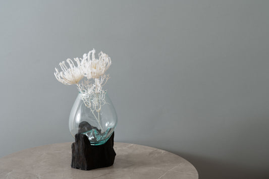 一点もの、流木×ガラスアートオブジェ｜FIERA