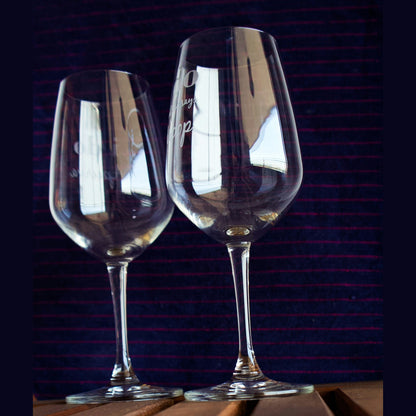 RIEDEL オヴァチュア オリジナル彫刻ワイングラス