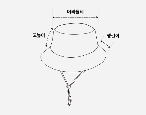 STANDARD LT BUCKET HAT eonni   eonni