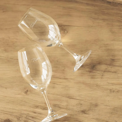 RIEDEL オヴァチュア オリジナル彫刻ワイングラス