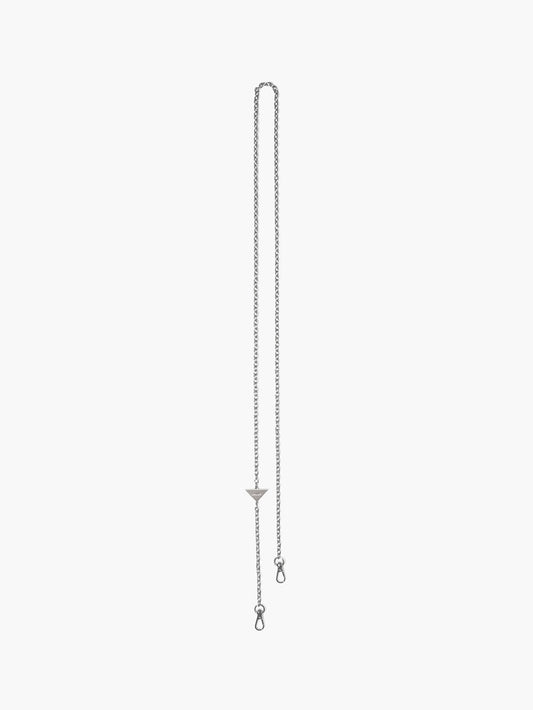 fennec トライアングルロングストラップ - シルバー