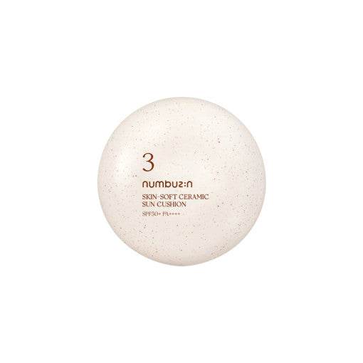 numbuzin No.3 Skin-Soft Ceramic Sun Cushion SPF50+ PA++++ 20g - eonni