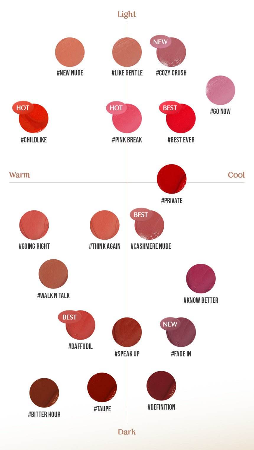 3CE ベルベット リップ ティント 4g - eonni