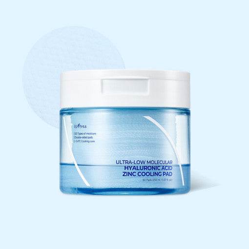 Isntree 超低分子ヒアルロン酸亜鉛冷却パッド150ml(60P) - eonni