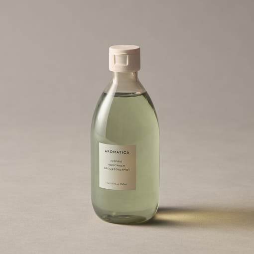 AROMATICA インスピリット ボディウォッシュ バジル & ベルガモット 300ml - eonni