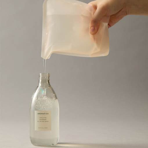 AROMATICA バイタライジングローズマリーオールインワンウォッシュ300ml（詰め替え用） - eonni