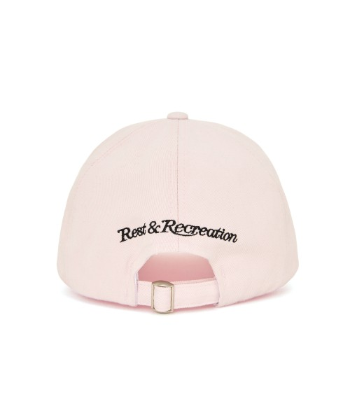 REST&RECREATION RR LOGO BALL CAP_PINK